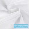 LikeKa Duschvorhang aus Stoff 180x180 cm incl. Ringe waschbar Badvorhang Badewannenvorhang Bild 5