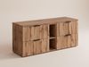 Vente-unique - ZEVARA Waschbeckenmöbel Holz, Platte Beige - B 46 cm x H 57 cm x L 140 cm Bild 4