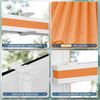 Sanfree Plissee Klemmfix Plisseerollo ohne Bohren Orange B65 x H120cm inkl. Klemmträger Blickdicht und lichtdurchlässig Jalousie Faltrollo Sichtschutz und Sonnenschutz Rollo für Fenster & Tür Bild 3