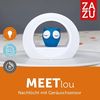 ZAZU lou die eule Nachtlicht - Erschrecke die Dunkelheit mit Lou | Abschaltautomatik und Schreisensor | Zwei einstellbare Helligkeit | Weinaktiviertes Nachtlicht | Schlafhilfe für Babys und Kleinkinder Bild 4