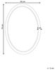 Wandspiegel FOISSY 50 cm 70 cm Rattan Naturfarben Bild 3