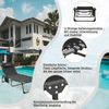 KingCamp Sonnenliege Klappbar 2er Set Gartenliege Campingliege 5-Stufig Verstellbarer Rückenlehne Liege Gartenstuhl Strandliege Camping Klappbett mit Kopfkissen für Garten Urlaub Outdoor Strand Pool Bild 5