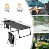 KingCamp Sonnenliege Klappbar 2er Set Gartenliege Campingliege 5-Stufig Verstellbarer Rückenlehne Liege Gartenstuhl Strandliege Camping Klappbett mit Kopfkissen für Garten Urlaub Outdoor Strand Pool Bild 3