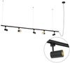 Qazqa Schienensystem-Sets Iconic jeana, ohne Leuchtmittel, Warmweiß, QAZQA Schienen­leuchte, gu10, Schwarz, Stahl, Modern Bild 2