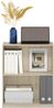 Furinno Bücherregal, 2 Etagen, offenes Regal, Metropolitan Pine Bild 4