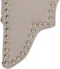 SAFAVIEH Upholstered Ottoman, in Taupe, 40 X 40 X 55 Bild 4