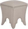 SAFAVIEH Upholstered Ottoman, in Taupe, 40 X 40 X 55 Bild 2