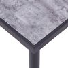 vidaXL Esstisch Schwarz und Betongrau 200 x 100 x 75 cm MDF 281861 Bild 3