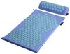 HMS Premium Akupressurmatte Set mit Kissen Akupressur Massagematte Akupunktur Therapiematte, über 9000 Massagepunkte, Matte: 74x42cm, Kissen: 38x15cm Bild 2