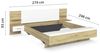 Bettanlage >Mosbach< in Eiche Artisan / weiß / alpinweiß - 265x93x245 (BxHxT) Bild 3