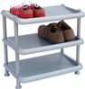 DanDiBo Schuhregal Kunststoff 93900 Stapelbar Schuhablage Offen Schuhständer Bild 5