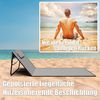 BigDean Gartenliege Strandmatte 2er Set gepolsterte Strandliege klappbar verstellbare, Set, 2 St, Liegen, Ultraleicht, Klappbar, Wasserabweisend & Schmutzabweisend Bild 5