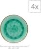 SÄNGER Speiseteller Palm Beach Teller, (4 St), Handmade, Premium Collection Bild 5
