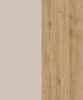 Hochkommode >Morena< soft-close, Cashmere / Eiche Cadiz Nachbildung - 81x154x42 (BxHxT) Bild 5