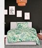 BIERBAUM Bettwäsche 135x200cm, Blätter Monstera Blätter Tropisch Grün Bierbaum, Satin, 2 teilig, seidiger Glanz, elegantes Motiv Bild 5
