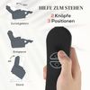 HOMCOM Relaxsessel mit Aufstehhilfe, Liegefunktion, Taschenfederkern (Kord, 1-St, TV-Sessel), mit Fußstütze, Seitentasche und Fernbedienung, Dunkelgrau Bild 4