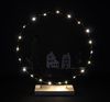 LED-Ringdeko "Weihnachten" Wohndekoration Deko LED Lampe Licht Dekoration Figur Bild 5