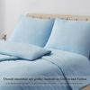 Aisbo Kissenbezug 80x80 2er Set - Kopfkissenbezug 80x80 Hellblau mit Reißverschluss aus Mikrofaser, ÖKO-TEX Pillow Cover 80x80 cm, Weich und Bügelfrei Bild 2