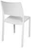 Dmora - 4er Set Gartenstühle Ancona, Gartensitz, Für drinnen und draußen, Stapelbar, Made in Italy, 47x53 h82 cm, Weiß Bild 4