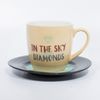 Thumbs Up LMMUGDIA Tasse Set Lyrical Mug Diamonds Lennon and McCartney, Keramik, beige, 15. 78 x 10 x 15. 7 cm, 2 EInheiten Bild 2