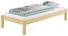 Einzelbett Kiefer natur 80x200 Massivholzbett Futonbett Bettrahmen Rollrost 60.35-08 Bild 3