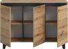 Sideboard >Tomasa< in Evoke Oak - 120x84x36cm (BxHxT) Bild 5
