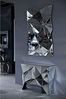 Kare Design, Spiegel Konsole Prisma, Flurkonsole verspiegelt, Luxus Konsole, Glas, 80 x 126,5 x 38 cm (H/B/T) Bild 5