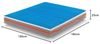 Marcapiuma - Doppelmatratze Sunshine Viscoschaum 160x190 h. 25 cm Orthopädische H2 Medium 9 zonen Viscomatratze Abziehbar Bezug Silber und Kohlen Faser gegen Milbe Atmungsaktiv Made in Italy Bild 2