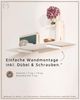 Metallbude Wandregal LENN S, schwebendes Design Regal aus Metall, minimalistisch, hochwertig Bild 4