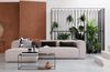 Ecksofa Bean Stoff, links Hellgrau Bild 2