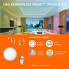 LEDVANCE SMART+ Wall Orbis Wave 18cm 700lm 8W TW krom IP44 Bild 5