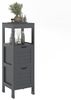 Midischrank Vilda Grau 30 x 89 cm mit 2 Schubkästen Vicco Bild 5