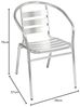6 Stk. stabile Aluminium Bistrostuhl Stapelstuhl Gartenstuhl stapelbar Bild 2