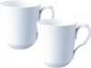 Royal Copenhagen White Fluted Mug Large 2 Stk. Bild 1