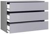 FORTE Extras Robes/Kds Schubkastenblock, Holzwerkstoff, Grau, 98,7 x 70,6 x 39,6 cm Bild 5