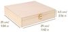 Creative Deco Holzkiste Holzkiste mit Deckel und Schloss, Erinnerungsbox Bild 2