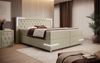 Boxspringbett Verona mit LED (Kunstleder) 120x200 Beige H3 Bild 3