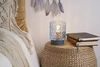 Pauleen LED Tischleuchte Chic Glamour mobile Blau Glas/Metall, LED fest integriert, Warmweiß, E14, Timer Batterie Bild 2