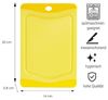 STONELINE Schneidebrett, Kunststoff, (Set, 4-St), mit Saftrinne Bild 2