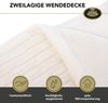 Wohndecke Cordoptik, Gözze, mit Glanzeffekt, Kuscheldecke Bild 3