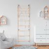 MAMOI® Indoor rung wall for toddlers | Gymnastics rings Children's swing 3 in 1 Multifunction with rope ladder Swing | CE | 100% ECO | Made in EU Bild 5