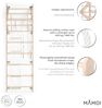 MAMOI® Indoor rung wall for toddlers | Gymnastics rings Children's swing 3 in 1 Multifunction with rope ladder Swing | CE | 100% ECO | Made in EU Bild 3