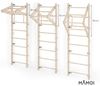 MAMOI® Indoor rung wall for toddlers | Gymnastics rings Children's swing 3 in 1 Multifunction with rope ladder Swing | CE | 100% ECO | Made in EU Bild 4