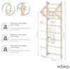 MAMOI® Indoor rung wall for toddlers | Gymnastics rings Children's swing 3 in 1 Multifunction with rope ladder Swing | CE | 100% ECO | Made in EU Bild 2