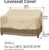 Classic Accessories Veranda Haltbare Möbelabdeckung für Gartensofa, Gartensofa-Schutzhülle S Bild 3
