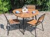 Gartentisch Holz Heller Holzfarbton VARENNA Bild 2