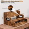Yorbay Weinregal für Arbeitsplatte,Weinständer aus Holz,Dreistöckiger Bar-Regal, Weinflaschenhalter für Küche, Wohnzimmer und Home-Bar Bild 2