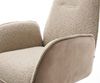 Drehstuhl Zoa-Flex Materialmix Schlamm Fußkreuz Effektfinish Titan 360° drehbar Wippfunktion Taschenfederkern Bild 5
