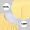 CelinaTex Jersey Spannbettlaken Lucina für Kids Dreierpack 60x120-70x140 cm Creme gelb 100% Baumwolle gekämmt superweich Oeko-TEX Bild 4