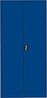 Stahl-Aktenschrank Metallschrank abschließbar Büroschrank Stahlschrank Enzianblau 1950 x 925 x 422 mm 530343 Bild 3